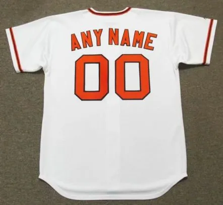 SAN FRANCISCO GIANTS 1970’s Majestic Throwback Home Jersey Customized “Any Name & Number(s)” 