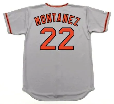WILLIE MONTANEZ San Francisco Giants 1975 Majestic Cooperstown Away Baseball Jersey 