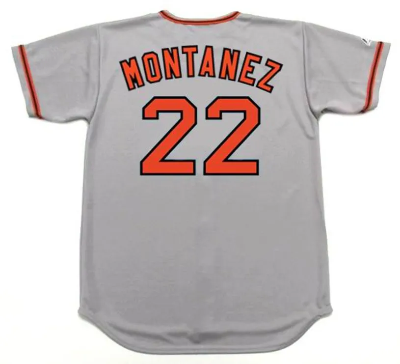 WILLIE MONTANEZ San Francisco Giants 1975 Majestic Cooperstown Away Baseball Jersey 