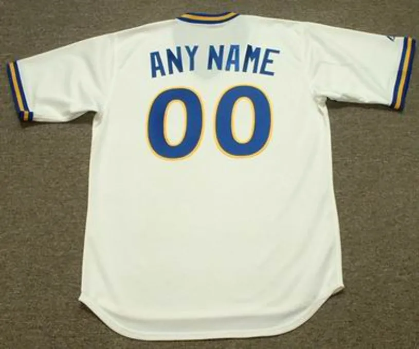 SEATTLE MARINERS 1970’s Majestic Cooperstown Jersey Customized “Any Name & Number(s)” 