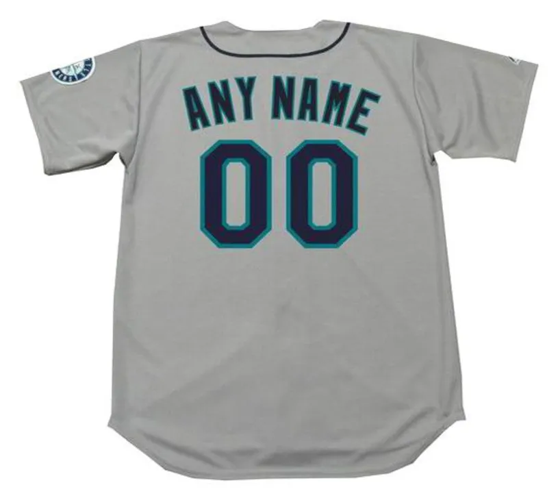 SEATTLE MARINERS 1990’s Majestic Away Jersey Customized “Any Name & Number(s)” 
