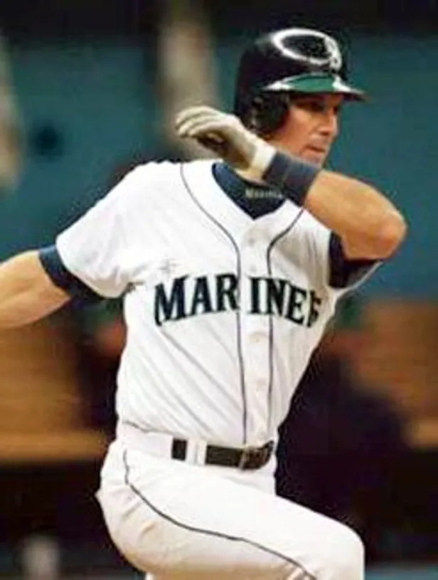 TINO MARTINEZ Seattle Mariners 1995 Majestic Throwback Home Baseball Jersey 