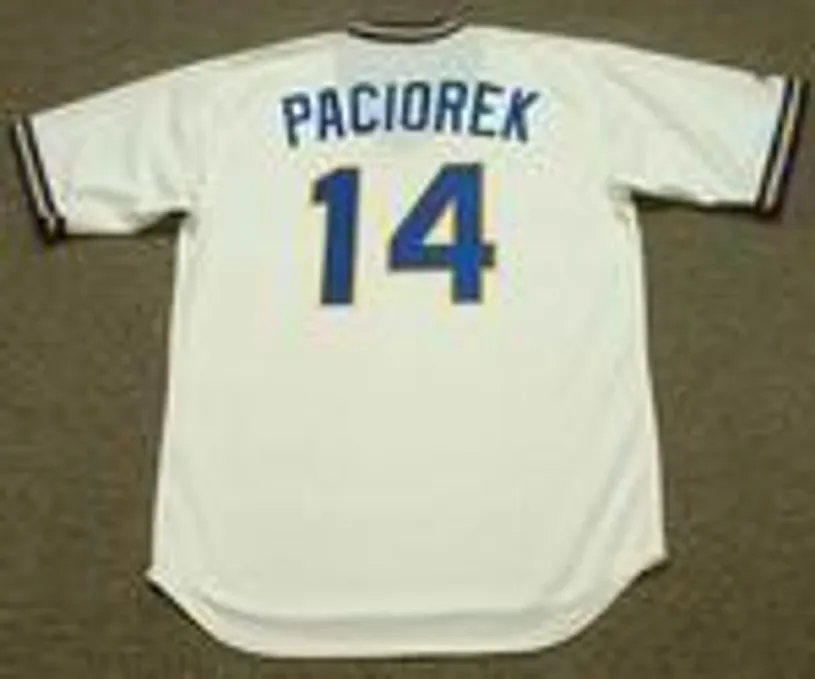 TOM PACIOREK Seattle Mariners 1979 Majestic Cooperstown Throwback Baseball Jersey 