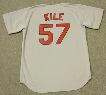 DARRYL KILE St. Louis Cardinals 2000 Majestic Cooperstown Throwback Away Jersey 