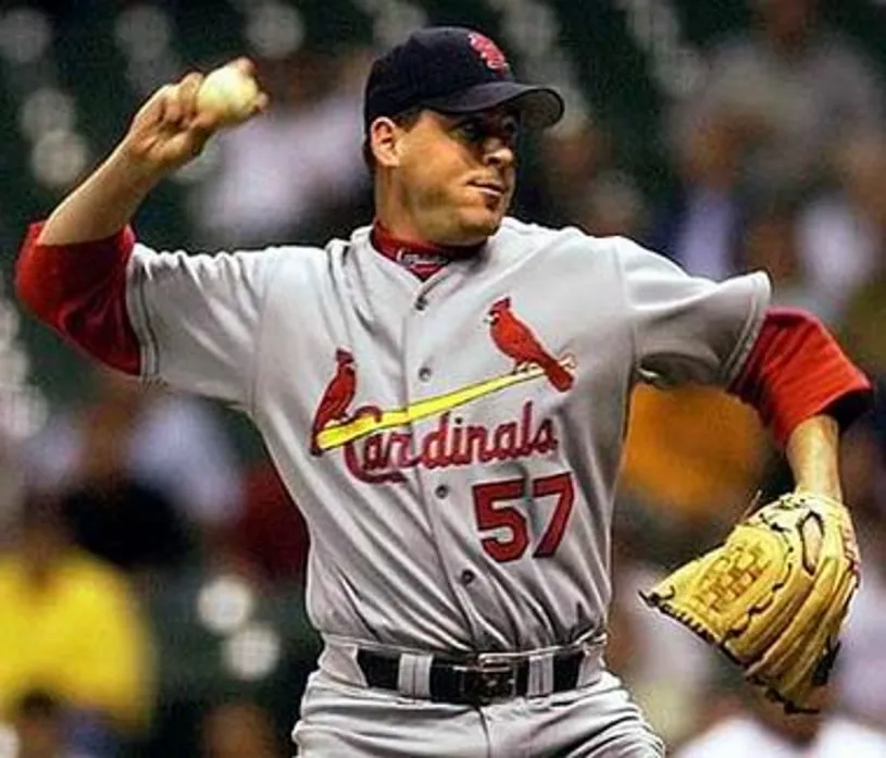 DARRYL KILE St. Louis Cardinals 2000 Majestic Cooperstown Throwback Away Jersey 