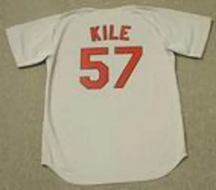 DARRYL KILE St. Louis Cardinals 2000 Majestic Cooperstown Throwback Away Jersey 