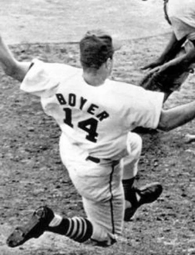 KEN BOYER St. Louis Cardinals 1964 Majestic Cooperstown Throwback Away Jersey 