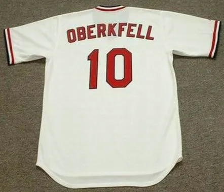 KEN OBERKFELL St. Louis Cardinals 1982 Majestic Cooperstown Home Baseball Jersey 