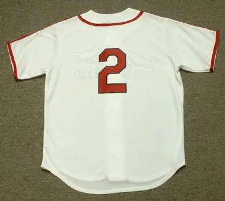 RED SCHOENDIENST St. Louis Cardinals 1940’s Majestic Cooperstown Throwback Baseball Jersey 