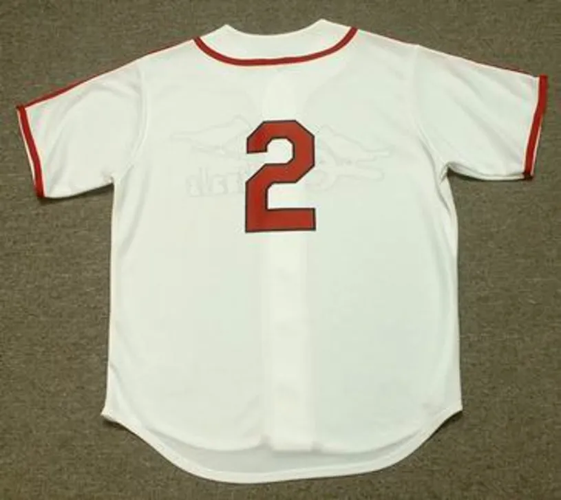 RED SCHOENDIENST St. Louis Cardinals 1940’s Majestic Cooperstown Throwback Baseball Jersey 