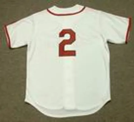 RED SCHOENDIENST St. Louis Cardinals 1940’s Majestic Cooperstown Throwback Baseball Jersey 