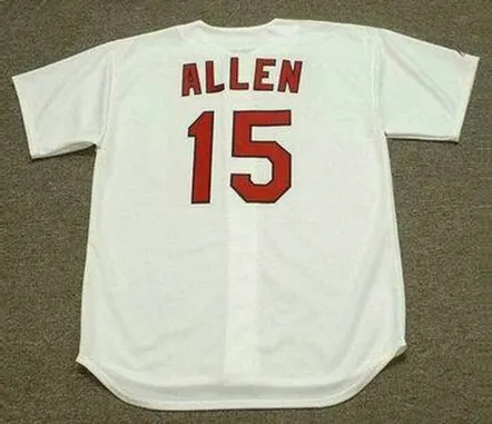 RICHIE ALLEN St. Louis Cardinals 1970 Majestic Cooperstown Throwback Home Baseball Jersey 