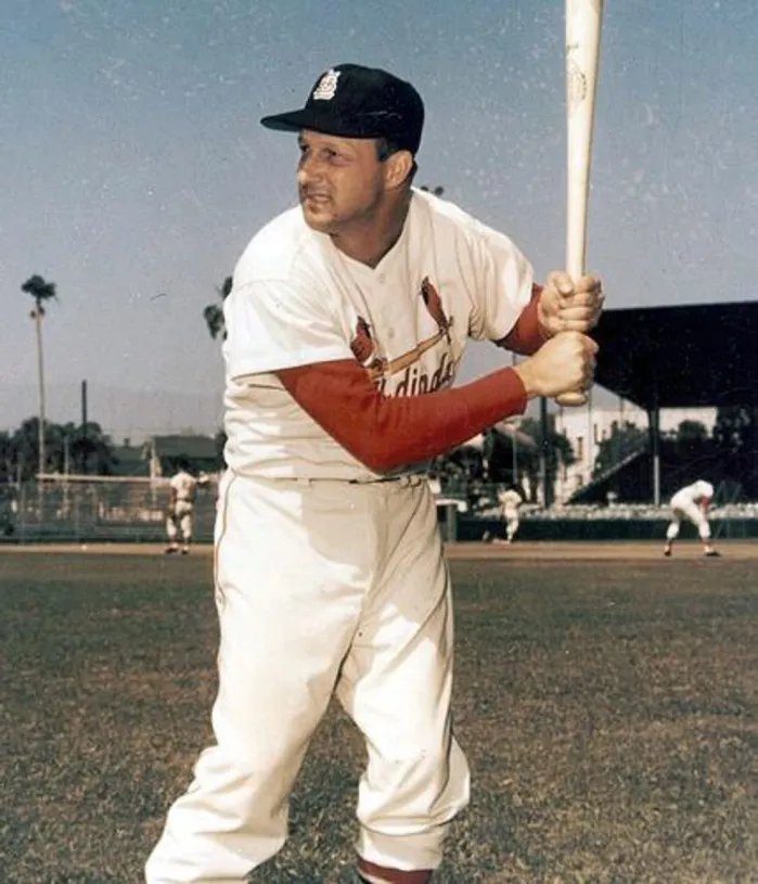 STAN MUSIAL St. Louis Cardinals 1962 Majestic Cooperstown Throwback Home Baseball Jersey 