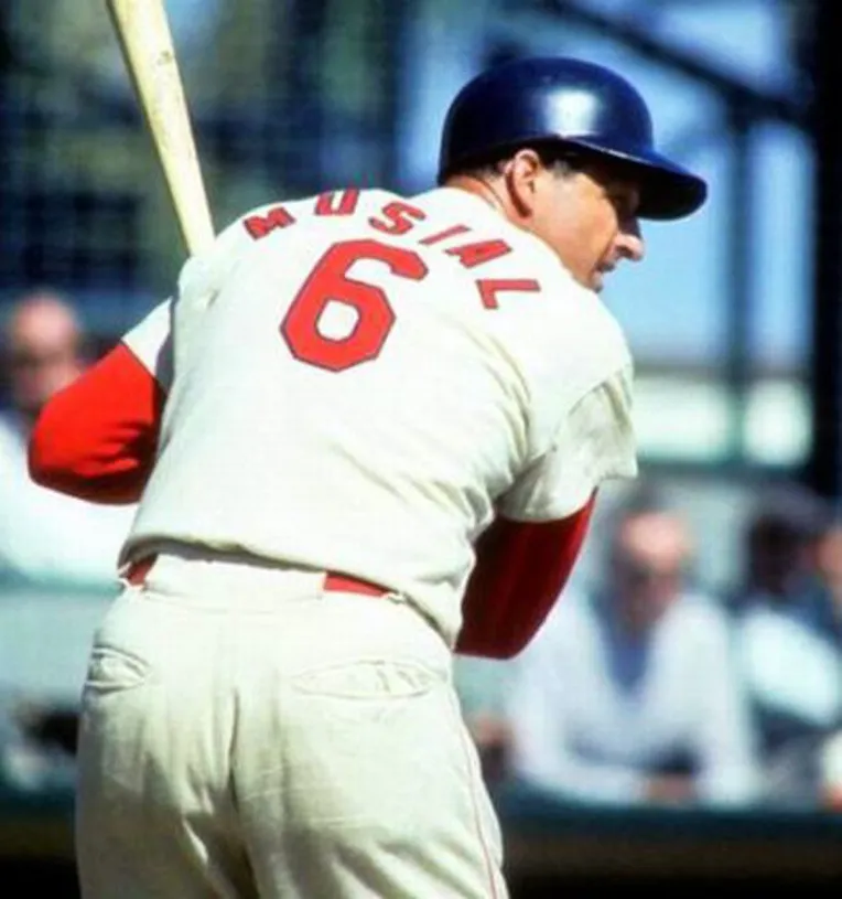 STAN MUSIAL St. Louis Cardinals 1962 Majestic Cooperstown Throwback Home Baseball Jersey 