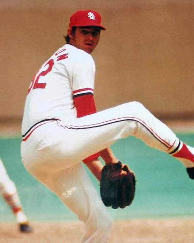 STEVE CARLTON St. Louis Cardinals 1971 Majestic Cooperstown Home Baseball Jersey 