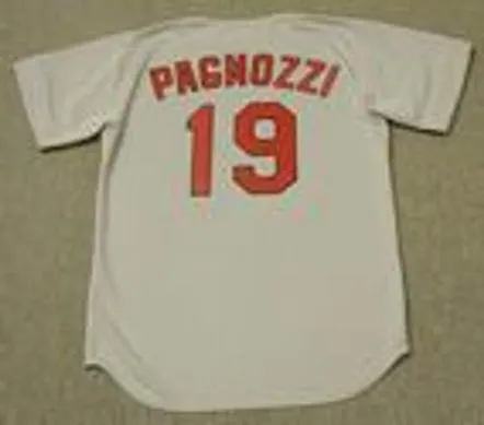TOM PAGNOZZI St. Louis Cardinals 1992 Majestic Cooperstown Throwback Away Jersey 