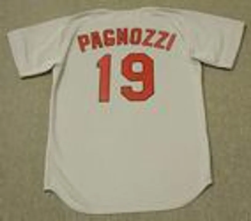 TOM PAGNOZZI St. Louis Cardinals 1992 Majestic Cooperstown Throwback Away Jersey 