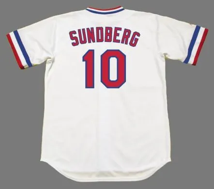 JIM SUNDBERG Texas Rangers 1981 Majestic Cooperstown Home Baseball Jersey 