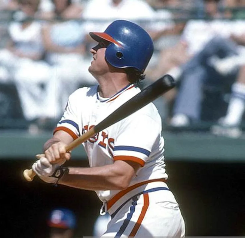 JIM SUNDBERG Texas Rangers 1981 Majestic Cooperstown Home Baseball Jersey 