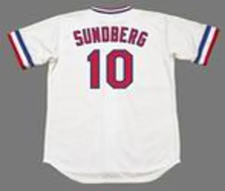 JIM SUNDBERG Texas Rangers 1981 Majestic Cooperstown Home Baseball Jersey 