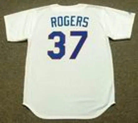 KENNY ROGERS Texas Rangers 1993 Majestic Cooperstown Throwback Baseball Jersey 
