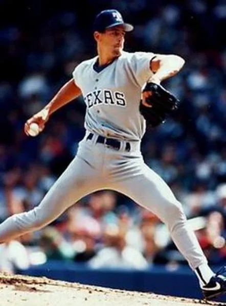 KEVIN BROWN Texas Rangers 1992 Majestic Cooperstown Throwback Away Jersey 