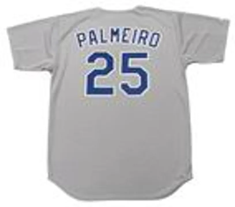 RAFAEL PALMEIRO Texas Rangers 1993 Majestic Cooperstown Throwback Away Jersey 