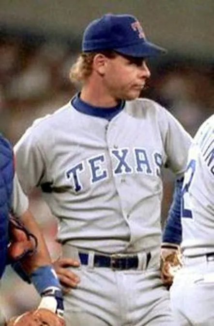 STEVE BUECHELE Texas Rangers 1988 Majestic Cooperstown Throwback Away Jersey 