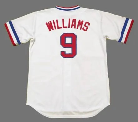 TED WILLIAMS Texas Rangers 1972 Home Majestic Throwback Baseball Jersey 