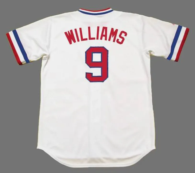 TED WILLIAMS Texas Rangers 1972 Home Majestic Throwback Baseball Jersey 