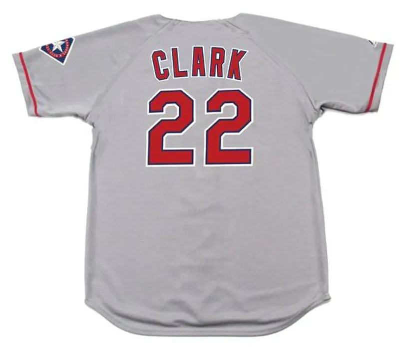 WILL CLARK Texas Rangers 1996 Majestic Throwback Away Baseball Jersey 