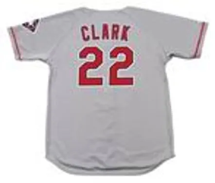 WILL CLARK Texas Rangers 1996 Majestic Throwback Away Baseball Jersey 