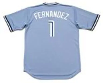 TONY FERNANDEZ Toronto Blue Jays 1988 Majestic Cooperstown Away Baseball Jersey 