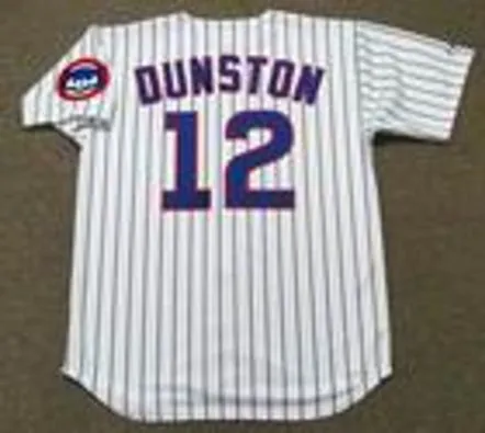 SHAWON DUNSTON Chicago Cubs 1992 Majestic Throwback Home Baseball Jersey 