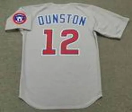 SHAWON DUNSTON Chicago Cubs 1994 Majestic Throwback Away Baseball Jersey 
