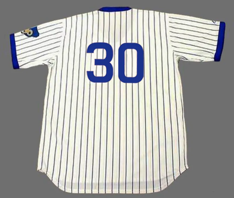 STEVE STONE Chicago Cubs 1975 Home Majestic Throwback Baseball Jersey 