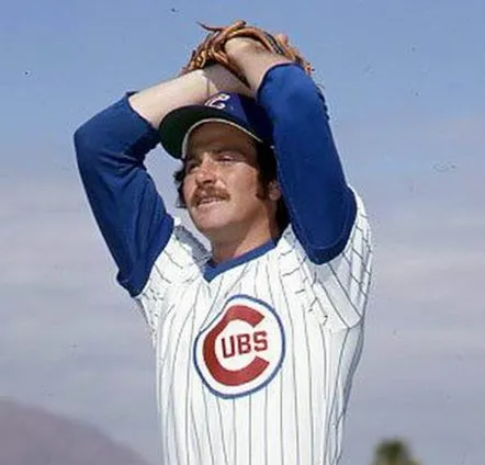 STEVE STONE Chicago Cubs 1975 Home Majestic Throwback Baseball Jersey 