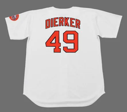 LARRY DIERKER Houston Astros 1971 Home Majestic Baseball Throwback Jersey 
