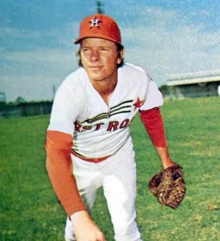 LARRY DIERKER Houston Astros 1971 Home Majestic Baseball Throwback Jersey 