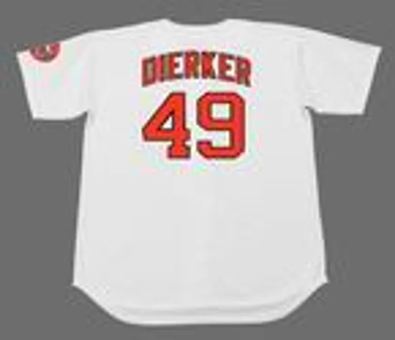 LARRY DIERKER Houston Astros 1971 Home Majestic Baseball Throwback Jersey 