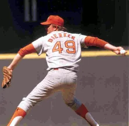 LARRY DIERKER Houston Astros 1971 Majestic Cooperstown Away Baseball Jersey 