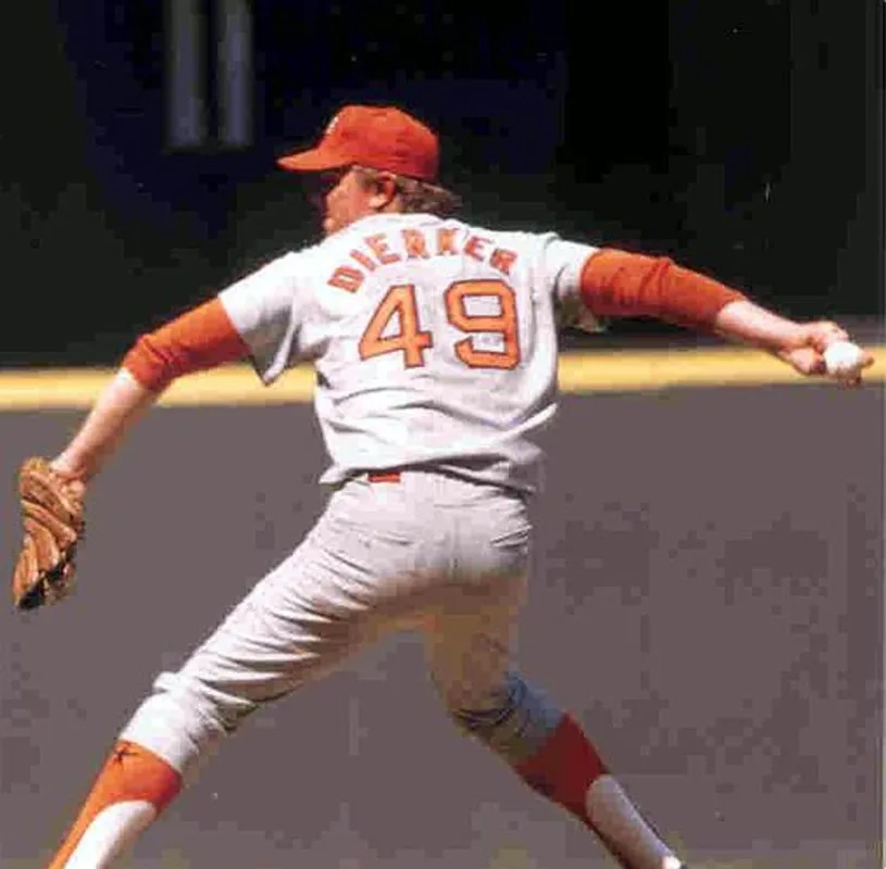 LARRY DIERKER Houston Astros 1971 Majestic Cooperstown Away Baseball Jersey 