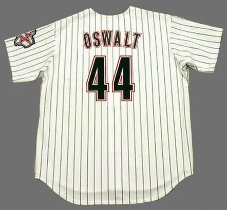 ROY OSWALT Houston Astros 2004 Majestic Throwback Home Baseball Jersey 
