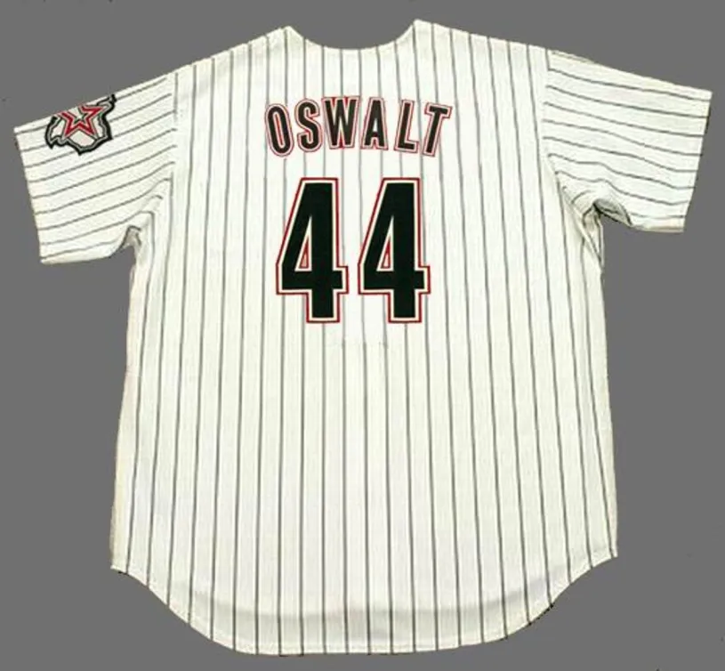 ROY OSWALT Houston Astros 2004 Majestic Throwback Home Baseball Jersey 