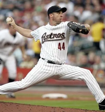 ROY OSWALT Houston Astros 2004 Majestic Throwback Home Baseball Jersey 