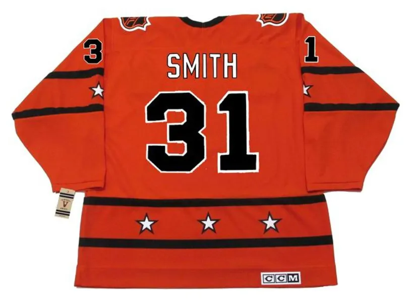 BILLY SMITH 1978 CCM Vintage Throwback NHL “All Star” Hockey Jersey 