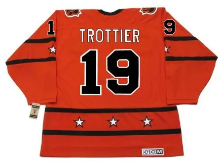 BRYAN TROTTIER 1978 CCM Vintage Throwback NHL “All Star” Hockey Jersey 