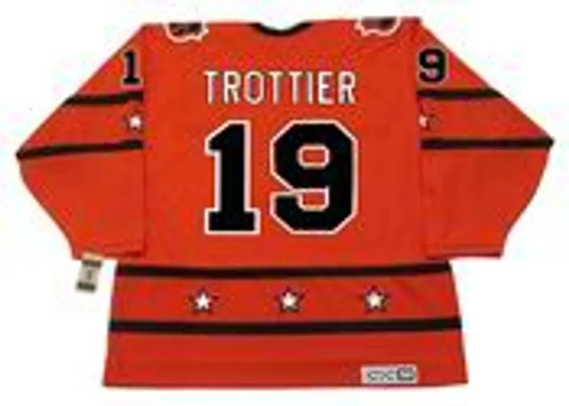 BRYAN TROTTIER 1978 CCM Vintage Throwback NHL “All Star” Hockey Jersey 