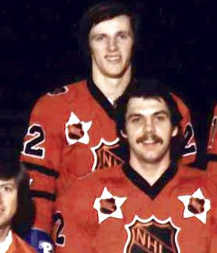 MIKE BOSSY 1978 CCM Vintage Throwback NHL “All Star” Hockey Jersey 