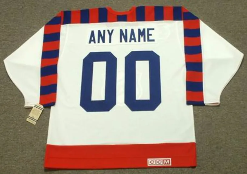 NHL Wales 1992 “All Star” CCM Vintage Jersey Customized “Any Name & Number(s)” 